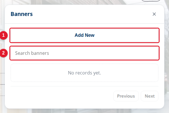 The Banners list